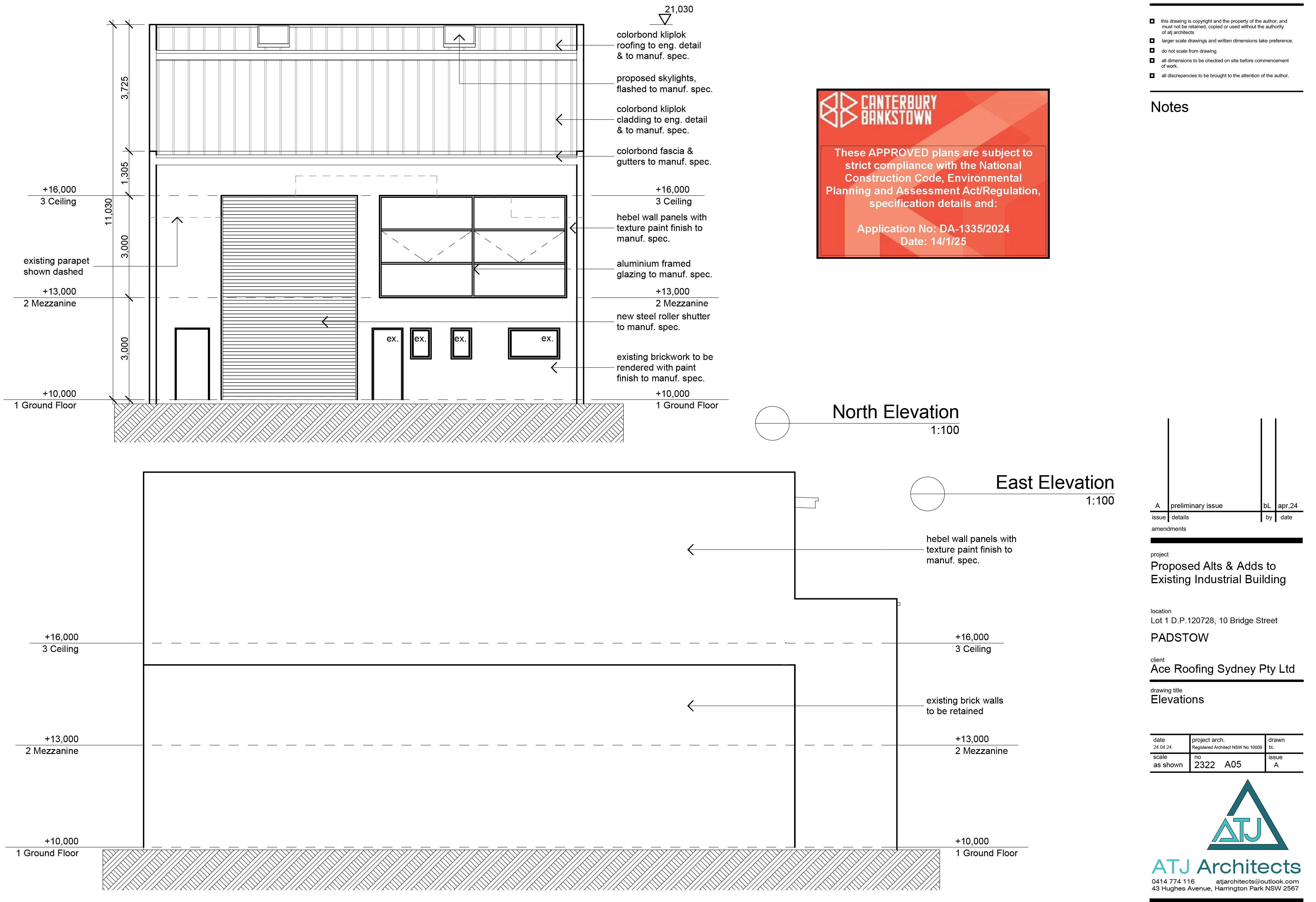 Ace Roofing Sydney Construction Certificate Application